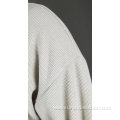 Men's waffle double face sweatshirt with hood